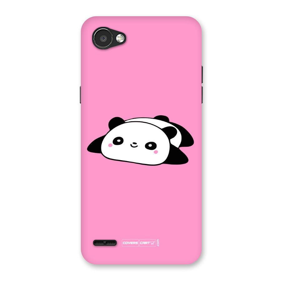 Cute Lazy Panda Back Case for LG Q6