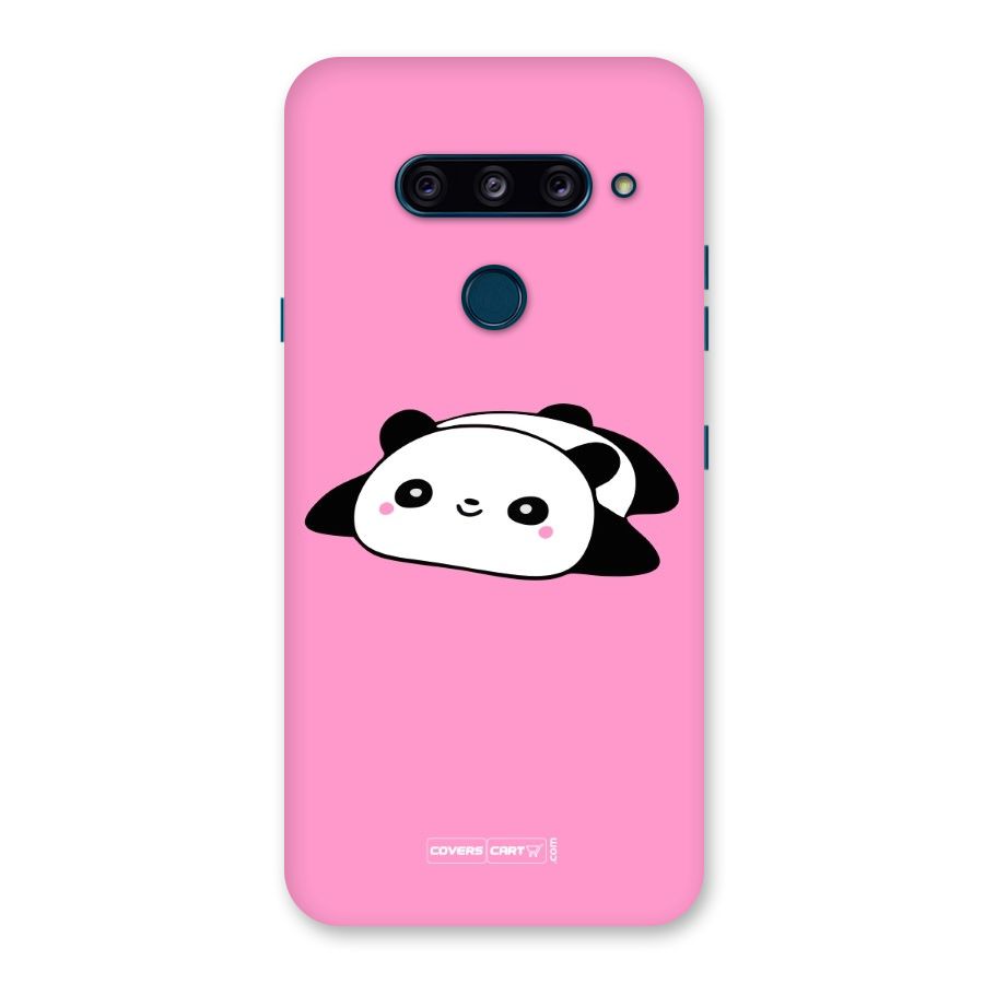 Cute Lazy Panda Back Case for LG  V40 ThinQ