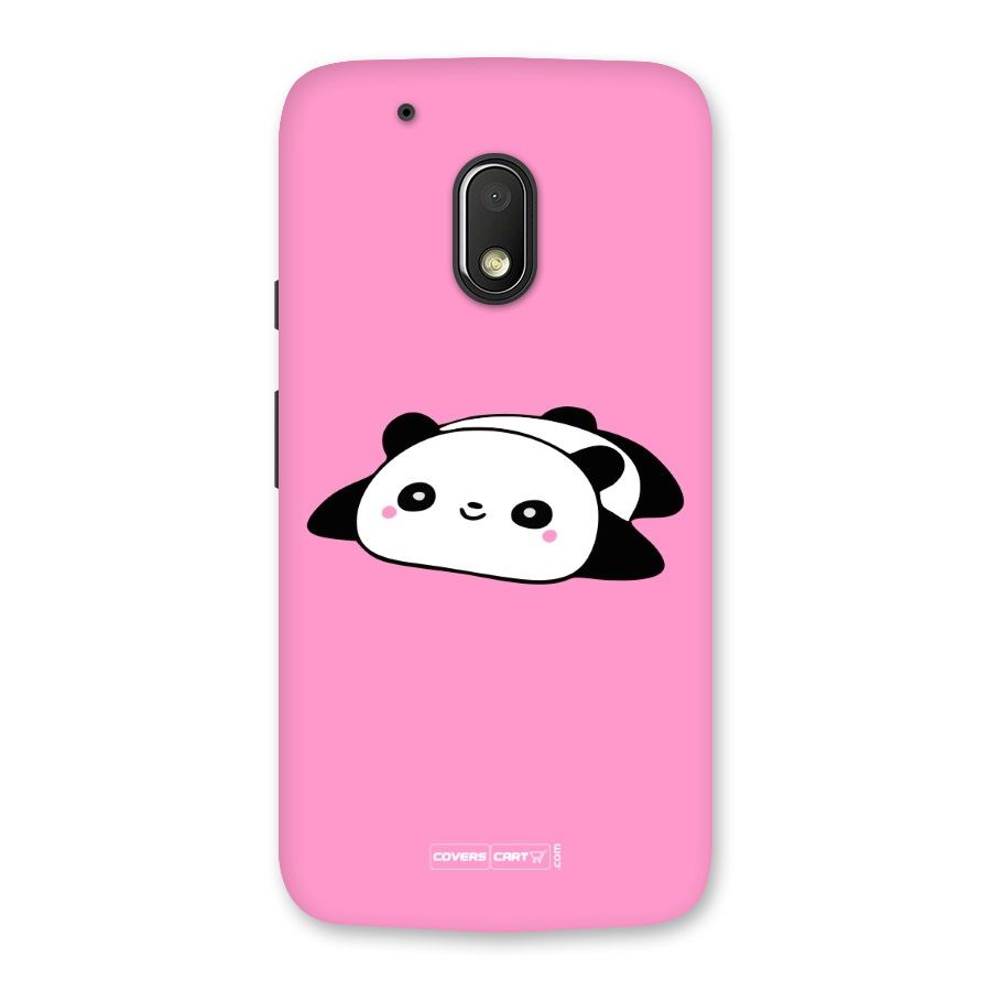 Cute Lazy Panda Back Case for Moto G4 Play