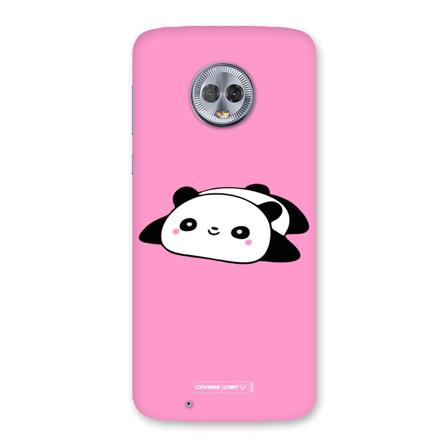 Cute Lazy Panda Back Case for Moto G6
