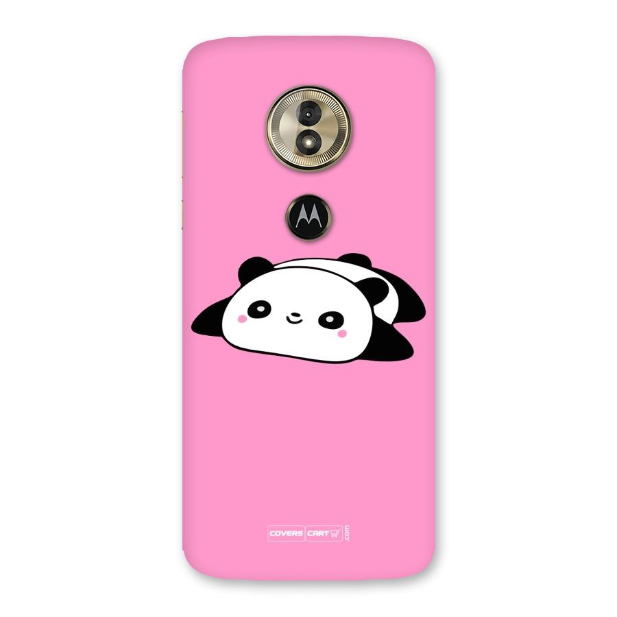 Cute Lazy Panda Back Case for Moto G6 Play