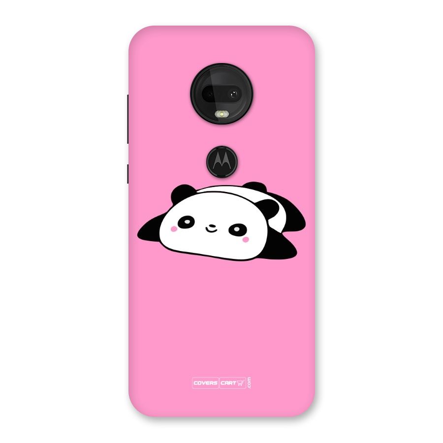 Cute Lazy Panda Back Case for Moto G7