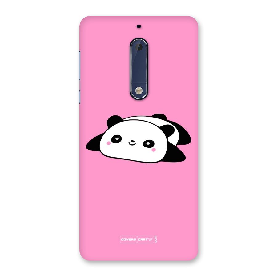 Cute Lazy Panda Back Case for Nokia 5
