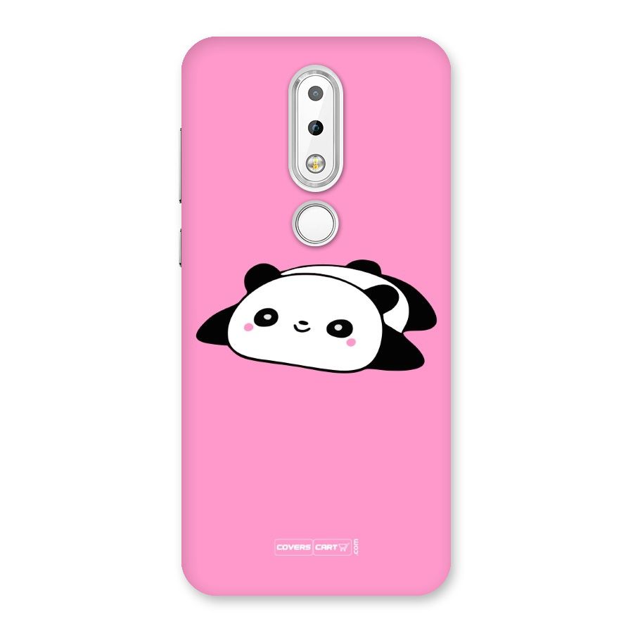 Cute Lazy Panda Back Case for Nokia 6.1 Plus