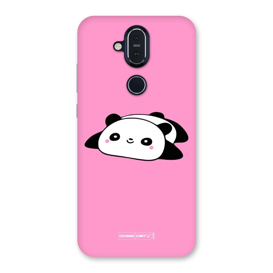 Cute Lazy Panda Back Case for Nokia 8.1