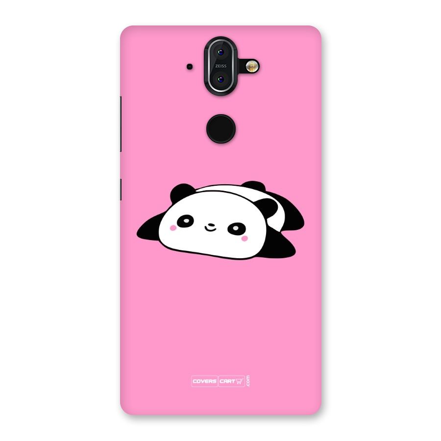Cute Lazy Panda Back Case for Nokia 8 Sirocco