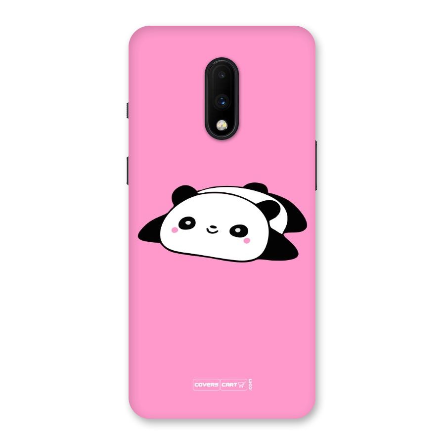 Cute Lazy Panda Back Case for OnePlus 7