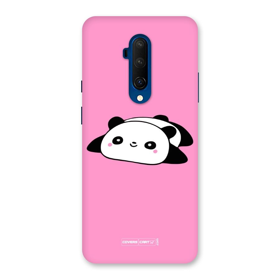 Cute Lazy Panda Back Case for OnePlus 7T Pro
