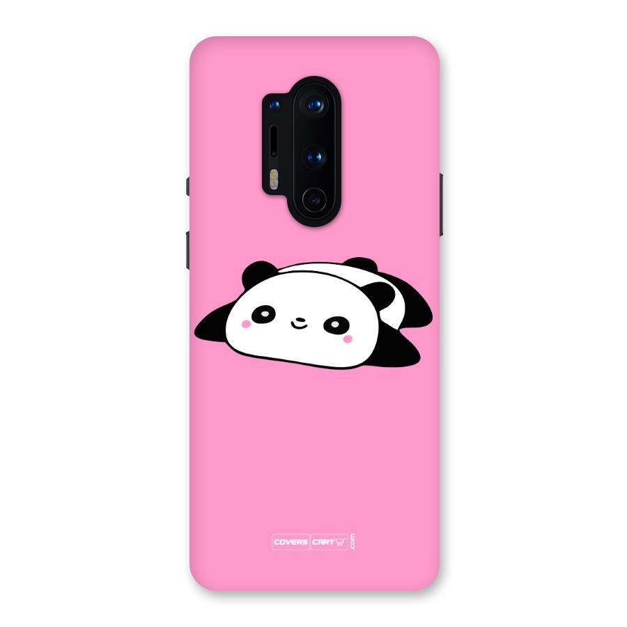 Cute Lazy Panda Back Case for OnePlus 8 Pro