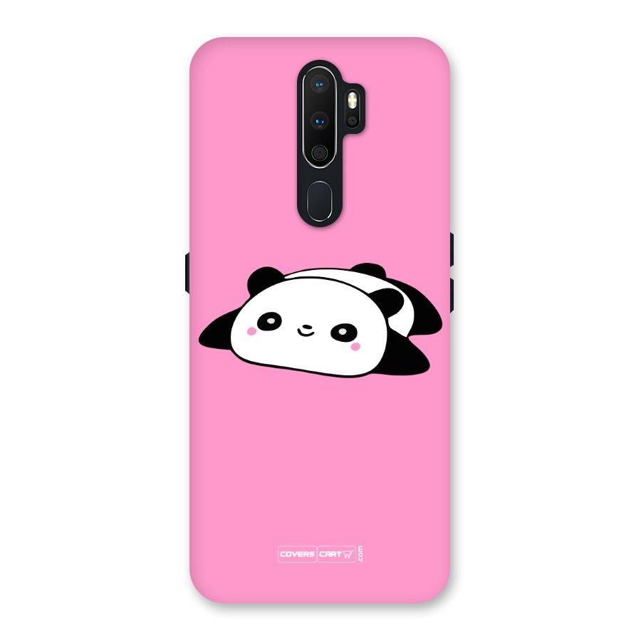 Cute Lazy Panda Back Case for Oppo A5 (2020)
