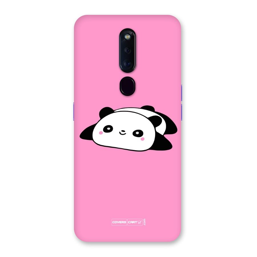 Cute Lazy Panda Back Case for Oppo F11 Pro