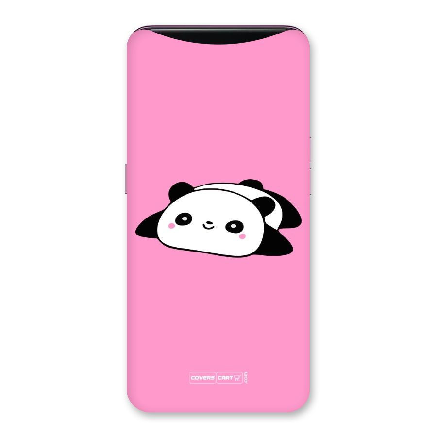 Cute Lazy Panda Back Case for Oppo Find X