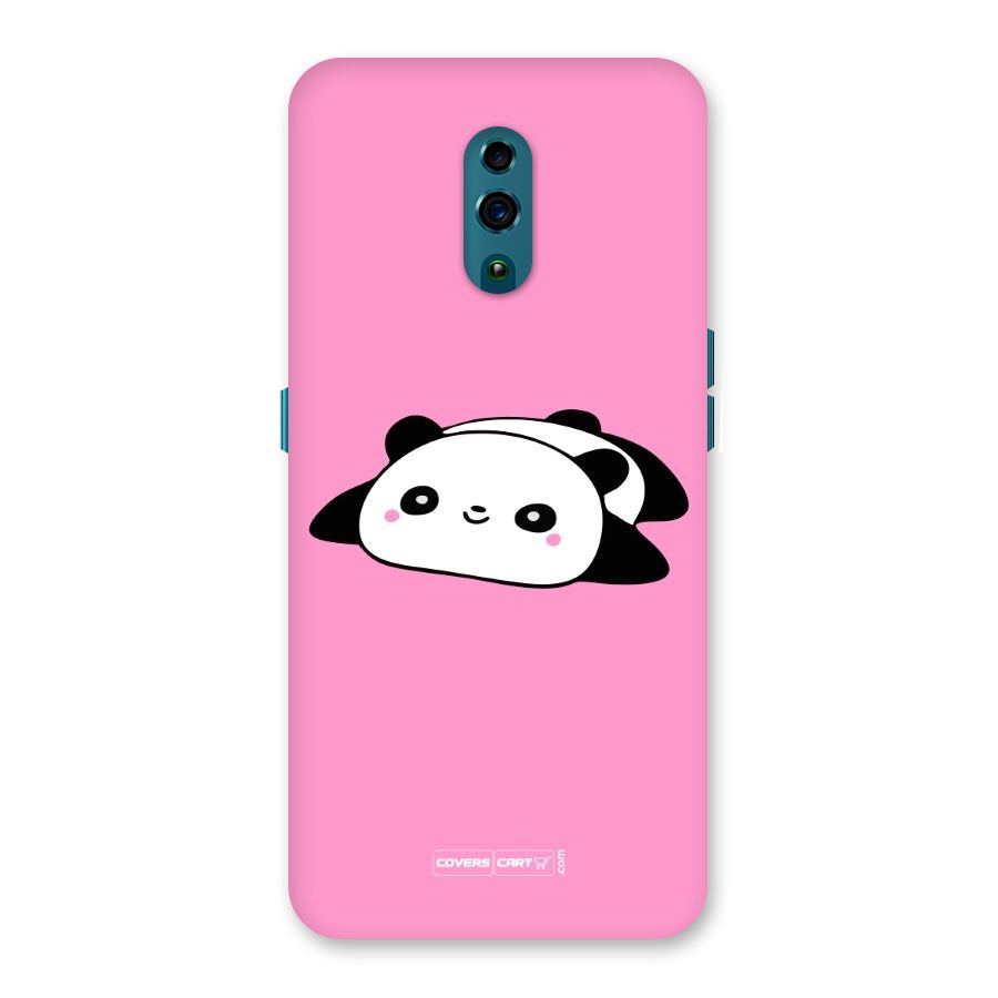 Cute Lazy Panda Back Case for Oppo Reno