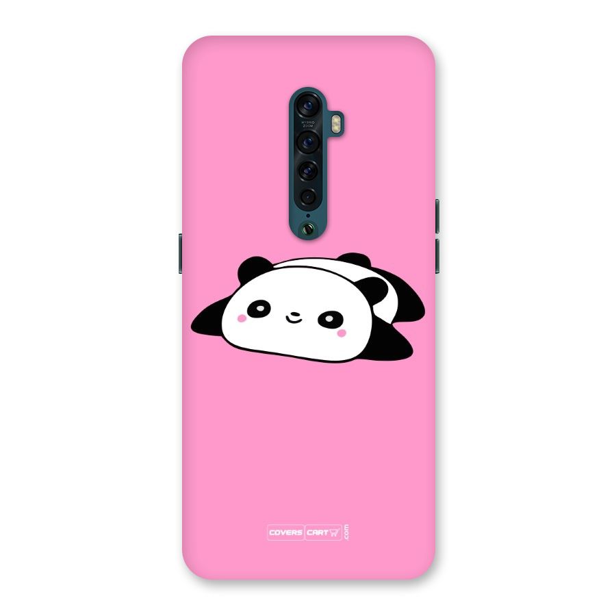 Cute Lazy Panda Back Case for Oppo Reno2