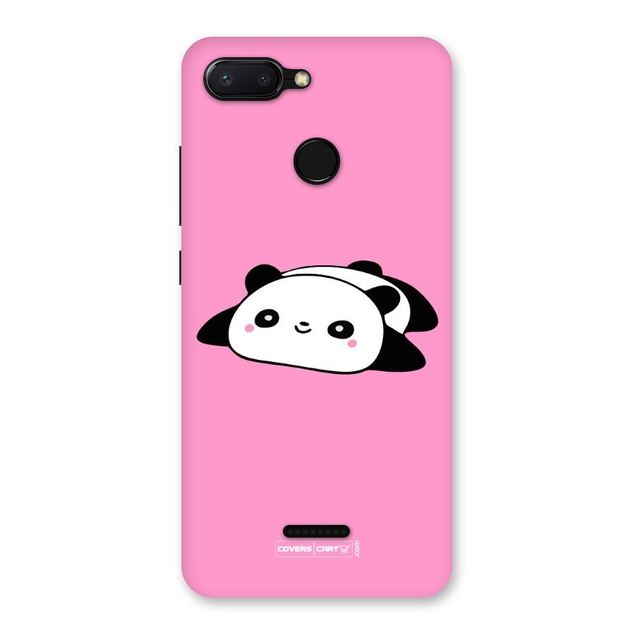 Cute Lazy Panda Back Case for Redmi 6