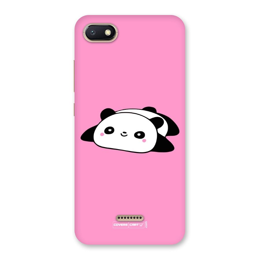Cute Lazy Panda Back Case for Redmi 6A