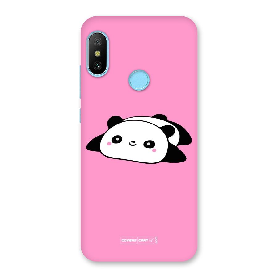 Cute Lazy Panda Back Case for Redmi 6 Pro