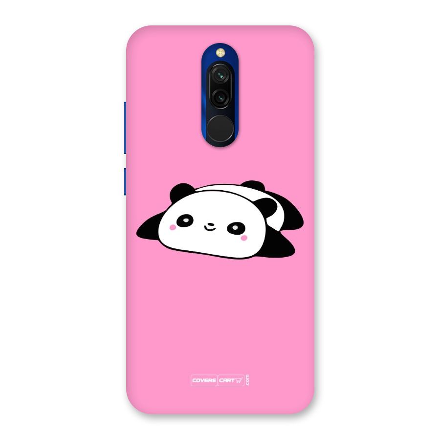 Cute Lazy Panda Back Case for Redmi 8