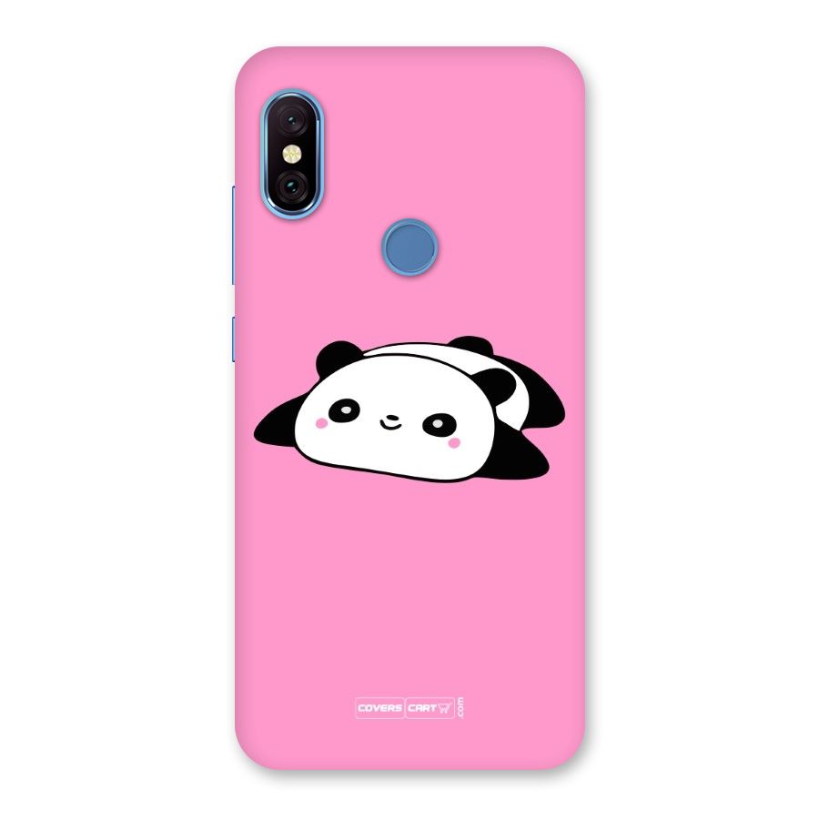 Cute Lazy Panda Back Case for Redmi Note 6 Pro