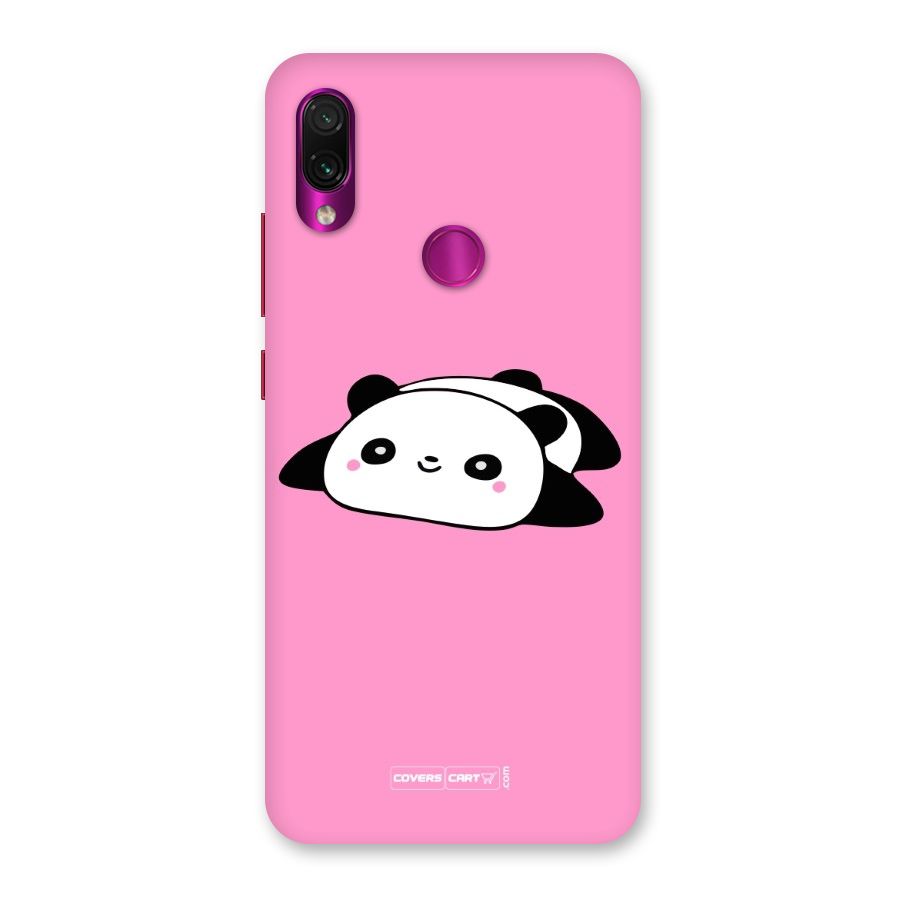 Cute Lazy Panda Back Case for Redmi Note 7 Pro