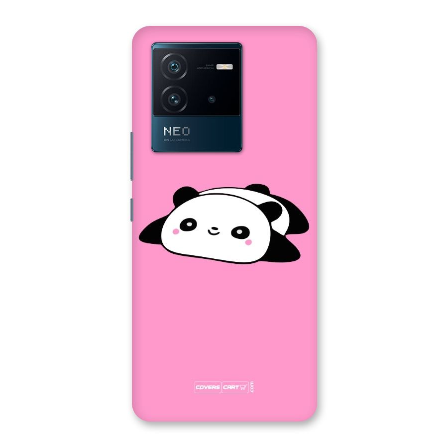 Cute Lazy Panda Back Case for Vivo iQOO Neo 6 5G