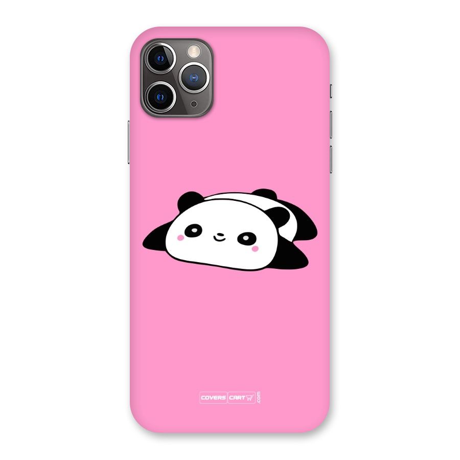 Cute Lazy Panda Back Case for iPhone 11 Pro Max
