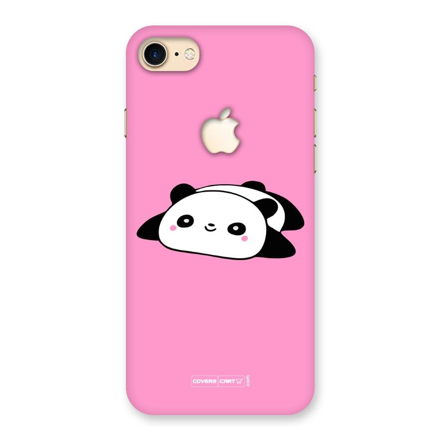 Cute Lazy Panda Back Case for iPhone 7 Apple Cut