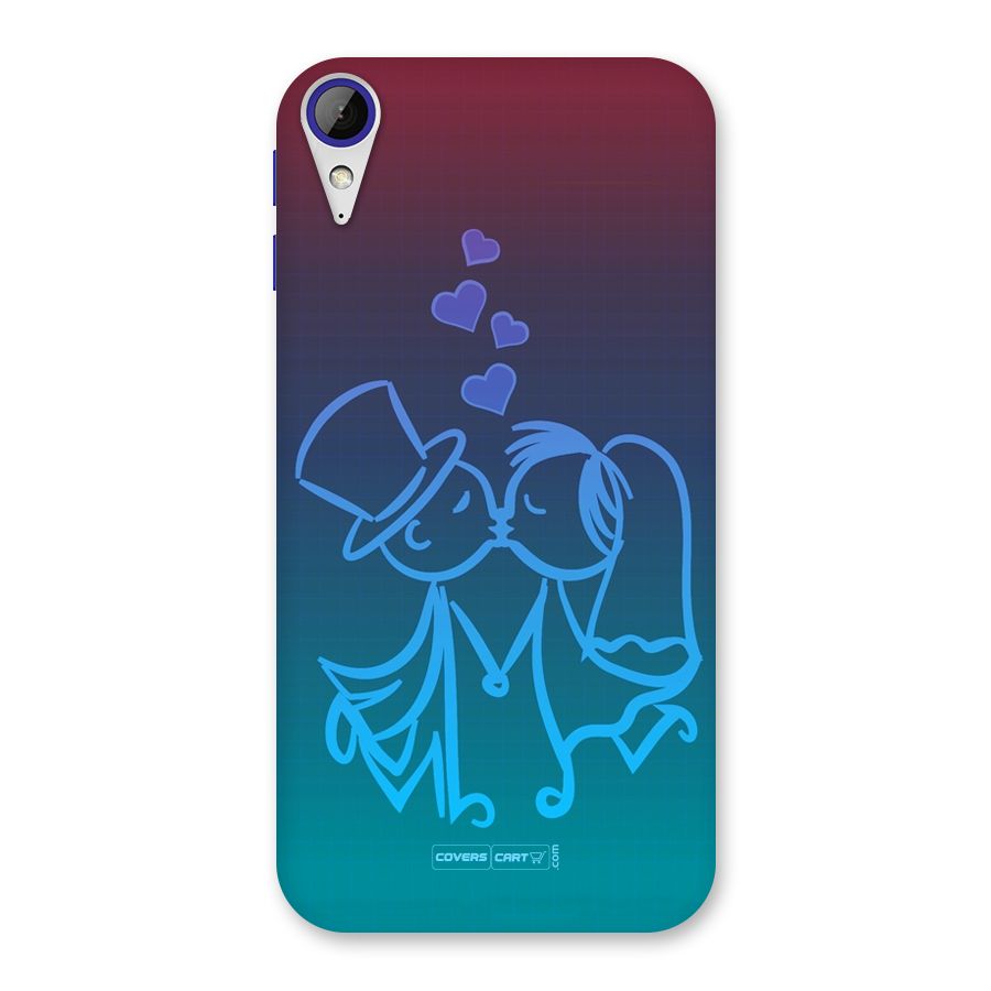 Cute Love Back Case for Desire 830
