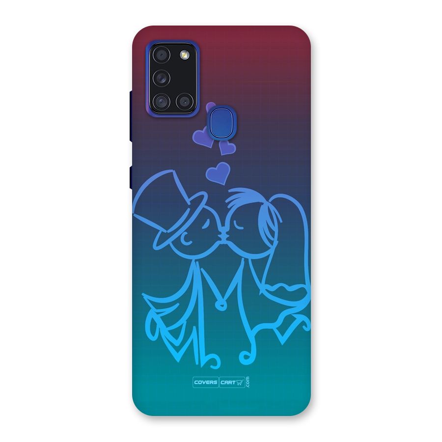 Cute Love Back Case for Galaxy A21s