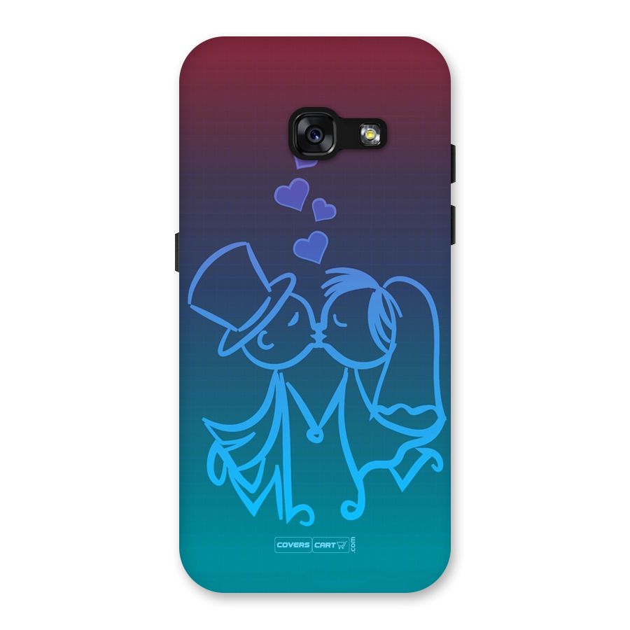 Cute Love Back Case for Galaxy A3 (2017)