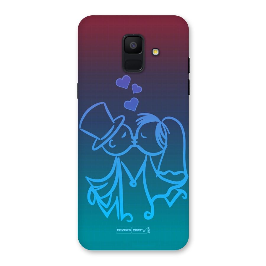 Cute Love Back Case for Galaxy A6 (2018)