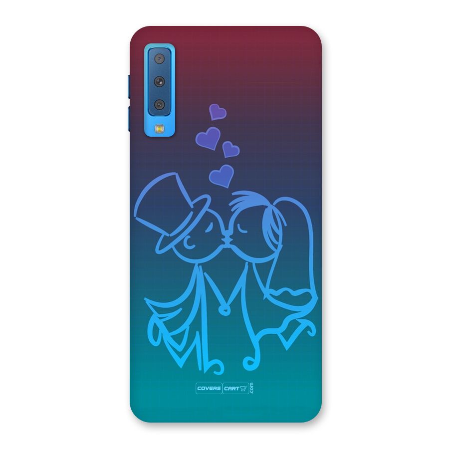 Cute Love Back Case for Galaxy A7 (2018)