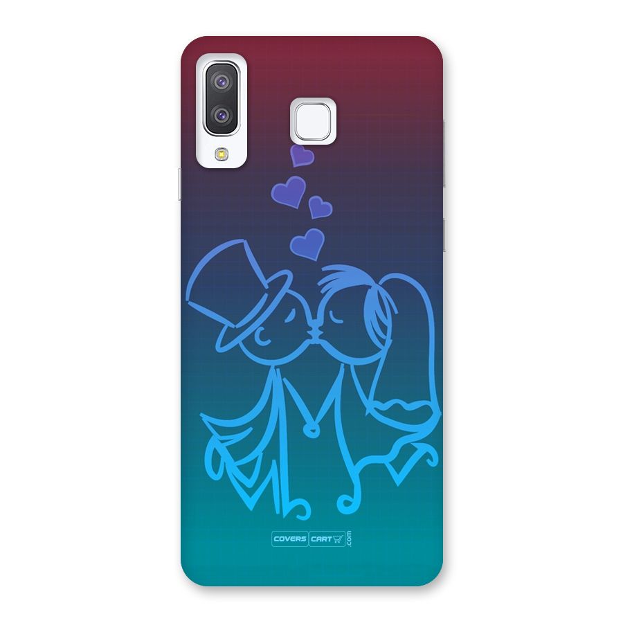 Cute Love Back Case for Galaxy A8 Star