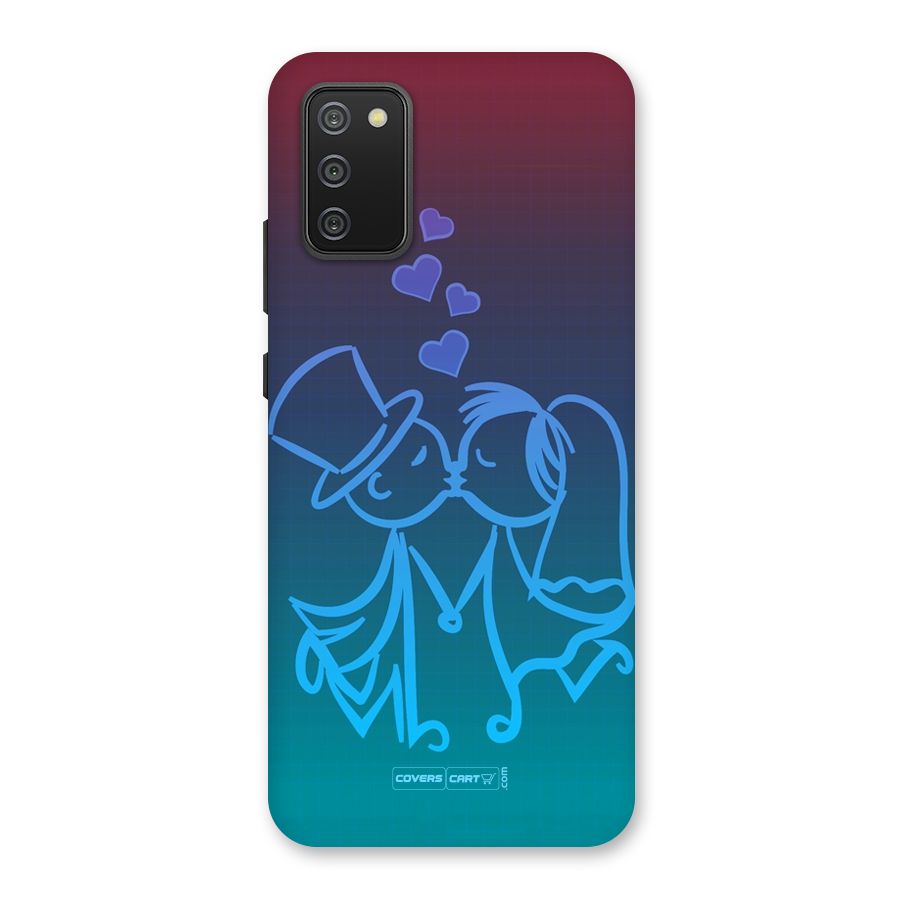 Cute Love Back Case for Galaxy M02s