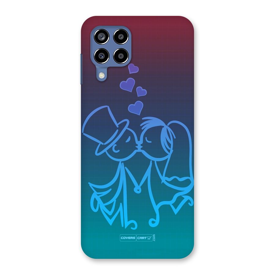 Cute Love Back Case for Galaxy M53 5G