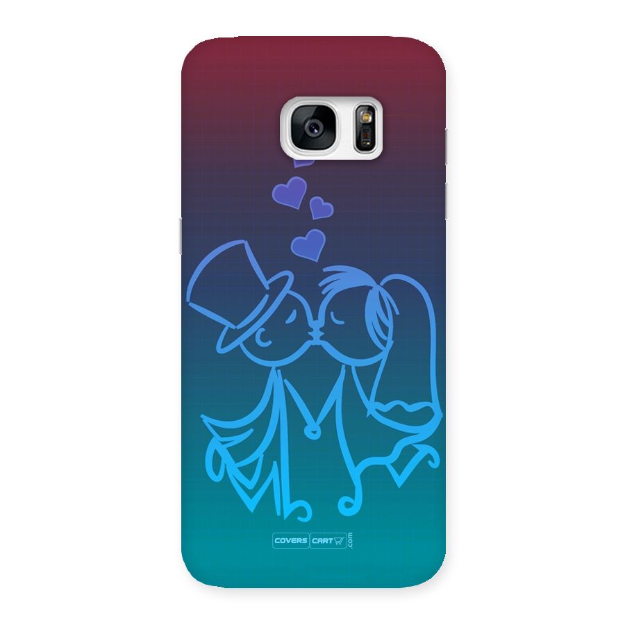Cute Love Back Case for Galaxy S7 Edge