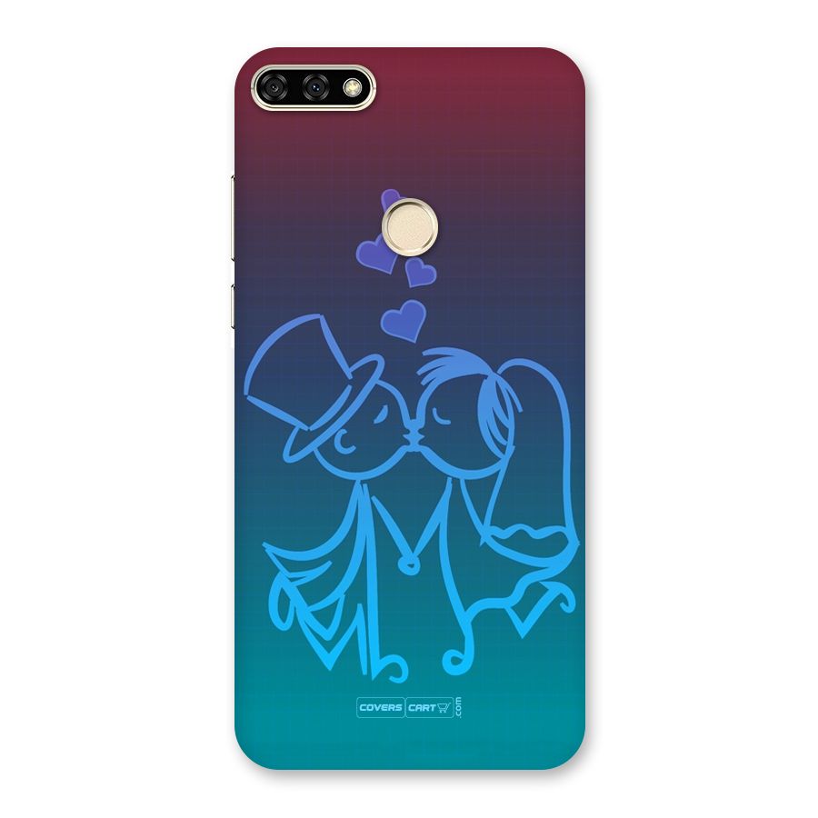 Cute Love Back Case for Honor 7A