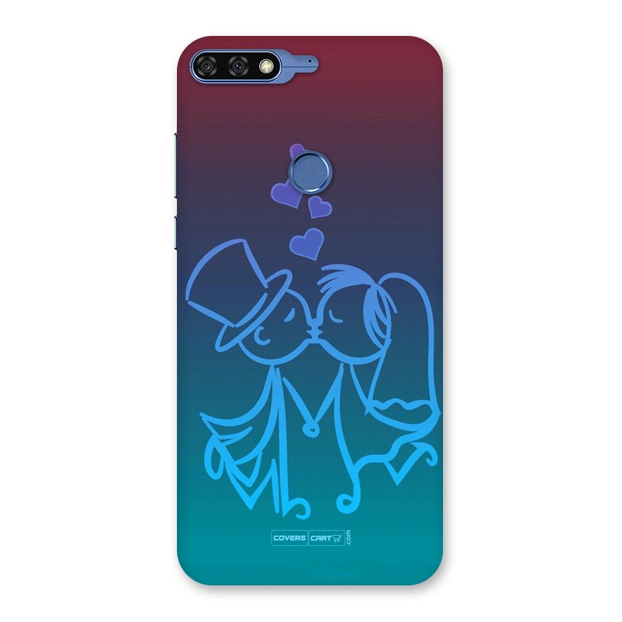 Cute Love Back Case for Honor 7C