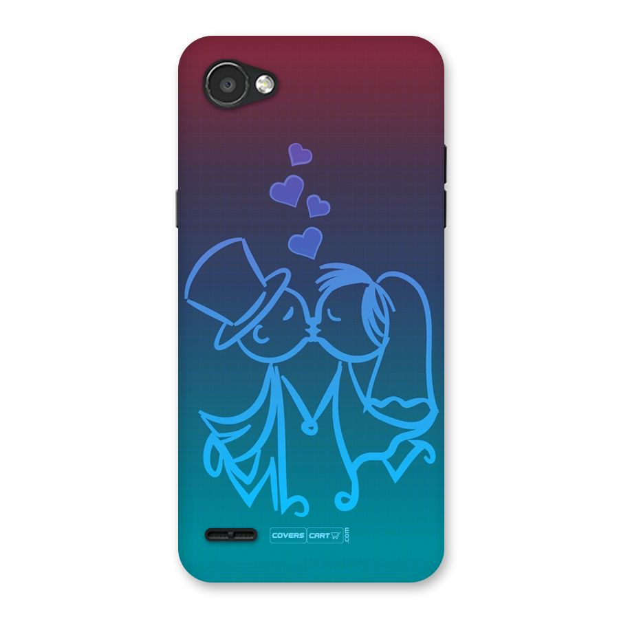 Cute Love Back Case for LG Q6