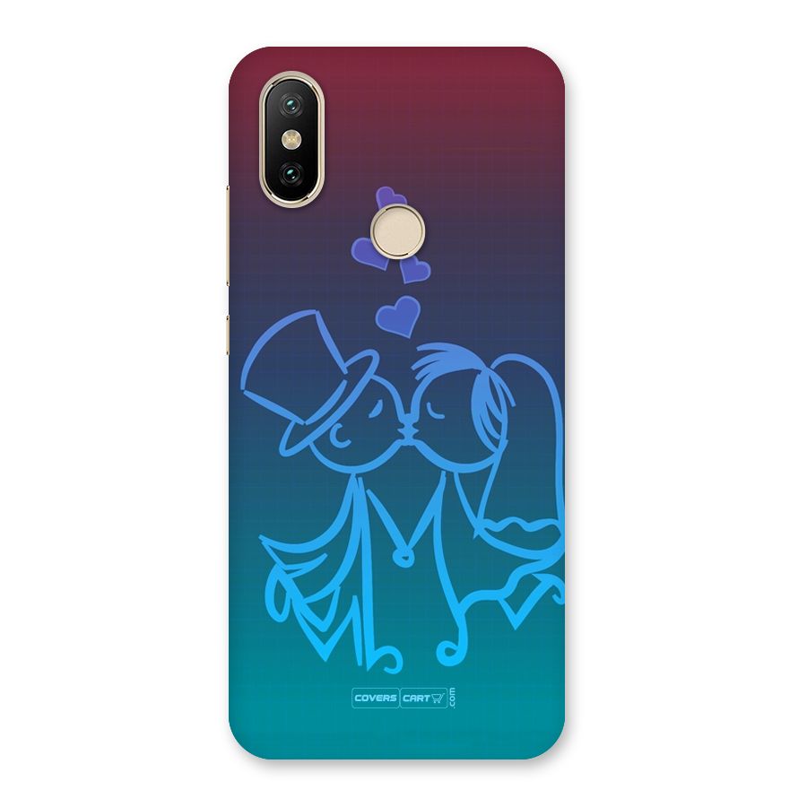 Cute Love Back Case for Mi A2