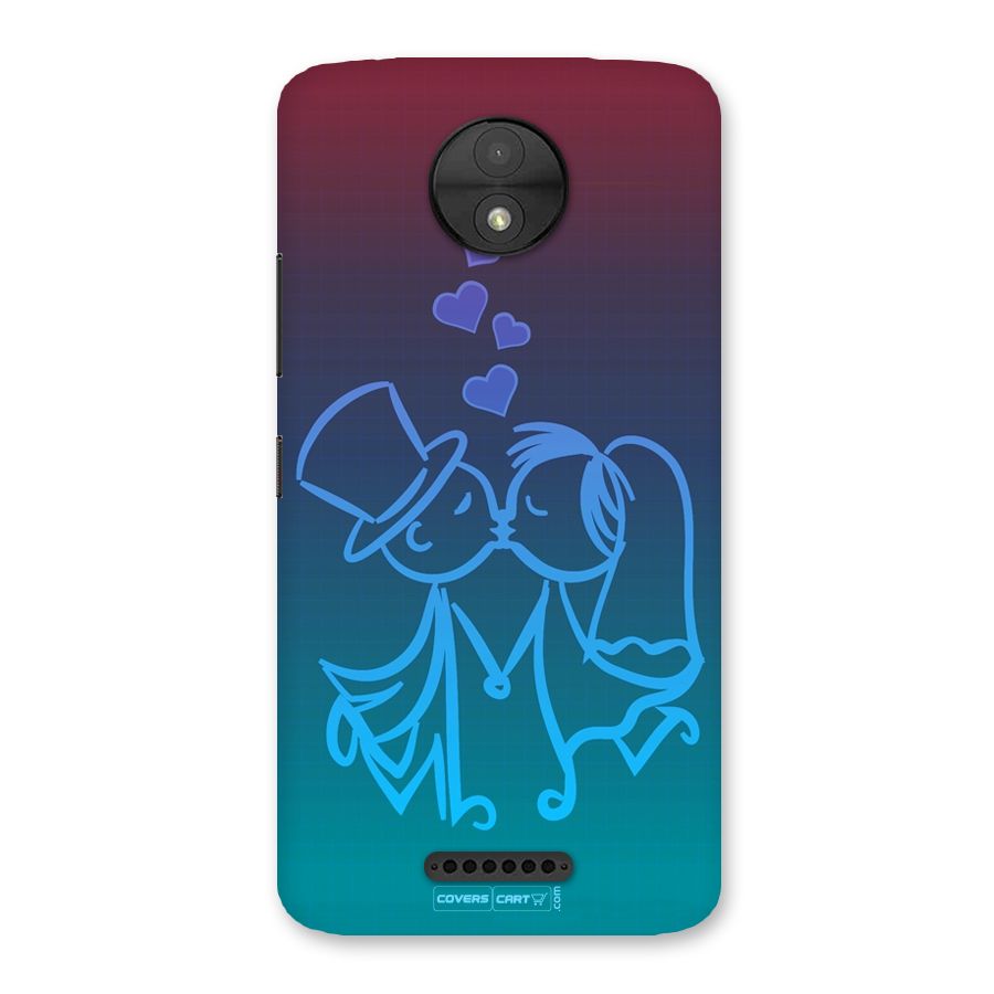 Cute Love Back Case for Moto C