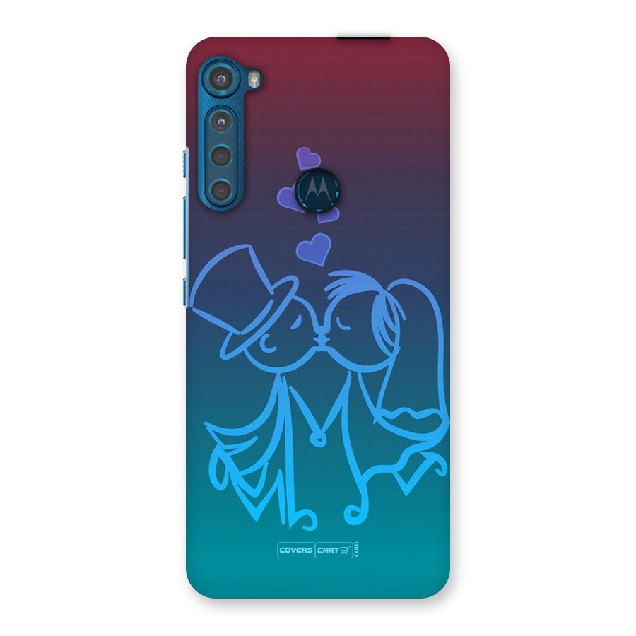 Cute Love Back Case for Motorola One Fusion Plus