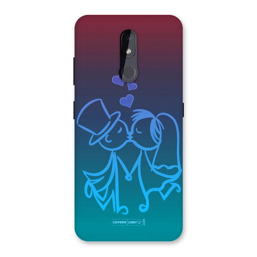 Cute Love Back Case for Nokia 3.2