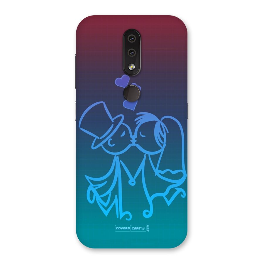Cute Love Back Case for Nokia 4.2