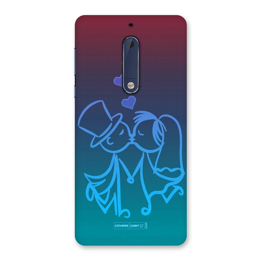 Cute Love Back Case for Nokia 5