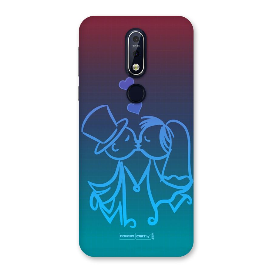 Cute Love Back Case for Nokia 7.1