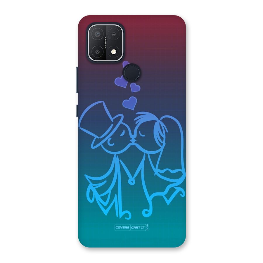 Cute Love Back Case for Oppo A15