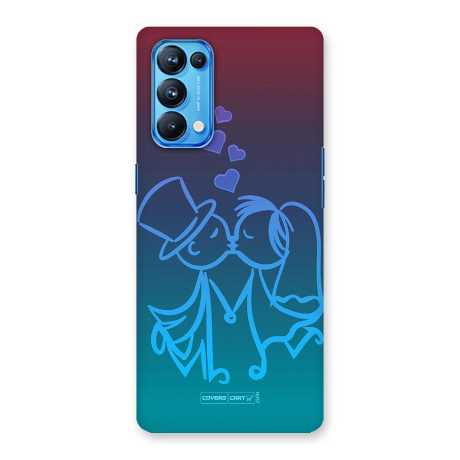 Cute Love Back Case for Oppo Reno5 Pro 5G
