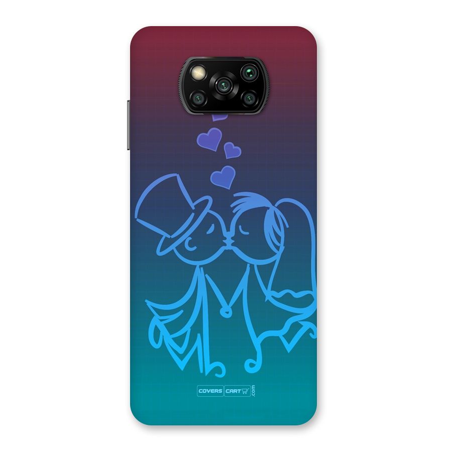 Cute Love Back Case for Poco X3