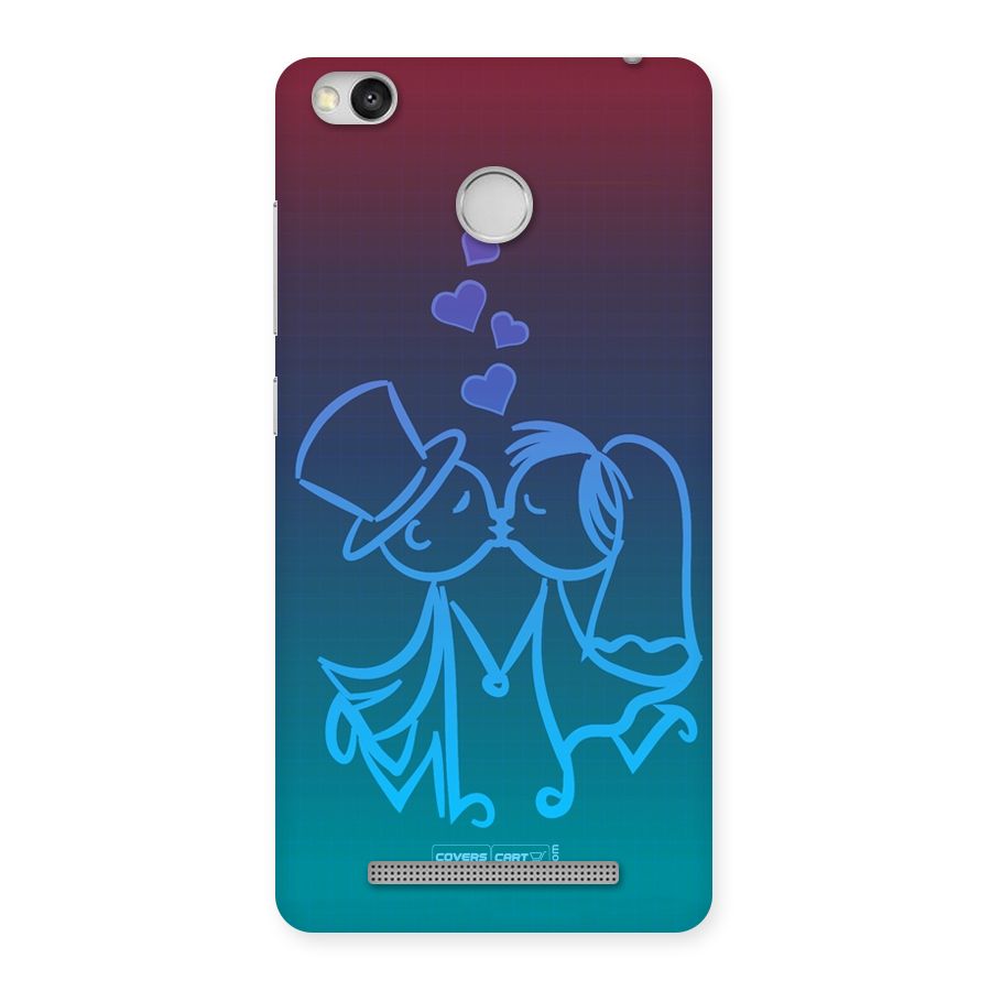 Cute Love Back Case for Redmi 3S Prime